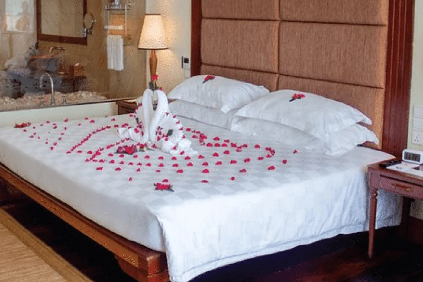 hotel bed